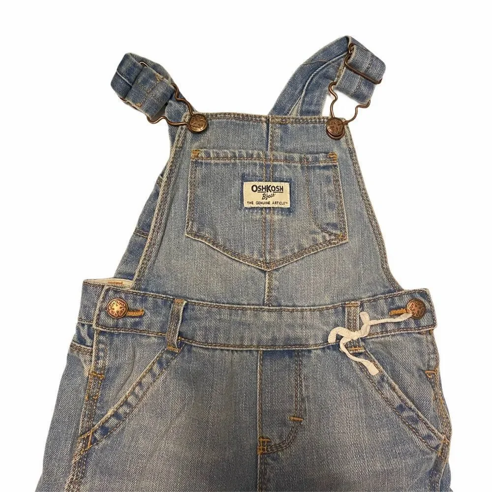 OshKosh Toddler denim overalls size 24 Months